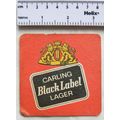 Vintage Beer Mat - Carling Black Label Lager