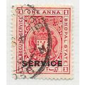 BHOPAL STATE INDIA 1908 ONE ANNA 1a OFFICIAL H....
