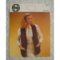 Vintage: Sirdar 6218 waistcoat, Chenille, 32-42...