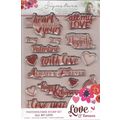 Crafter's Companion. All My Love Clear Stamp Se...