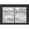 Singapore.Bridges of Singapore set of 4.Fine Us...