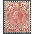Falkland Islands 1912 SG61 1d Orange-Red Mounte...
