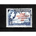 GHANA 1957 SG 171 1d DEEP BLUE FINE USED