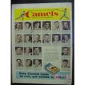 CAMEL 1956 MLB Baseball Players cigarette vinta...