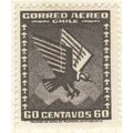 Chile 1934 (Air) - 60c blackish violet - Eagle ...