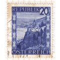 Austria 1945 - 20g ultramarine - landscape - used