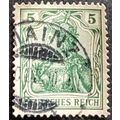 STAMP German Empire SG69 1902 5pfg Germania no ...