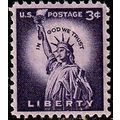 USA 1954 Liberty 3c Used Stamp