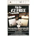 1980 Lambert & Butler Silver Token offer leaflet