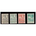 1910 Belgium Charity Stamps Various MH