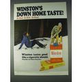 1972 Winston Cigarettes Ad - Down Home