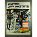 1972 Winston Cigarettes Ad - Down Home Taste