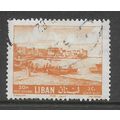 LEBANON 1961 TYPE WATER FRONT 20p ORANGE SG 716...