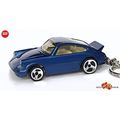 RARE KEYCHAIN BLUE PORSCHE 911 CARRERA TURBO CU...
