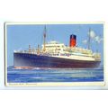 LS1077 - Cunard Liner - Franconia - artist Kenn...