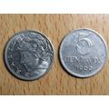 Brazil Brasil 1969 5 Centavos Coin