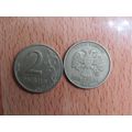 Russia 1997 2 Rouble Coin