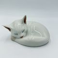 Royal Copenhagen Porcelain CAT SLEEPING Figurin...