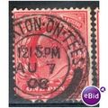 GB stamps 1902-10 KEV11 - 1d SG219 Stockton On ...