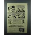 1940 Quaker Oats Muffets Cereal Ad - Married Wr...