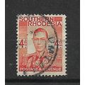 SouthernRhodesia.SG43 4d King George VI (Red-Or...
