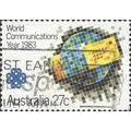 AUSTRALIA, World Communications Year, blue 1983...