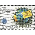 AUSTRALIA, World Communications Year, blue 1983...