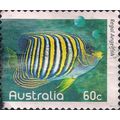 AUSTRALIA, FISH, Regal Angelfish, blue 2010, 60c