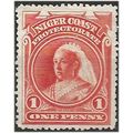 Niger Coast Protectorate 1894 SG52 1d Orange-Ve...