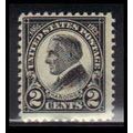 610 2c Warren Harding Just Clears MNH O0888
