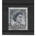 Australia.SG314 5d Queen Elizabeth II (Deep Blu...