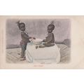 Africa African Children Making Porridge Cake Ce...