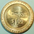 Rincon. $1 Casino Token. Valley Center, CA. R26.
