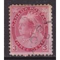 Canada 1898 Victoria 3c Fine Used SG 156 VGC