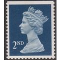 SG1515 2nd Deep Blue LITHO WALSALL IMPERF TOP ~...