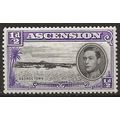 Ascension Island 1938 SG38 1/2d Black & Violet ...