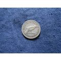 1933 Scarce NEW ZEALAND SIXPENCE COIN. ( Huia B...