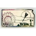 Blemished Kansas Fridge Magnet