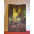 WEST FRONT illuminated, YORK MINSTER unused pos...
