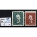 Los H22894: Böhmen & Mähren Mi. 138/39 **
