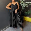 Women's summer new halter pleated sexy fashion ...