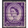 GB 1958 QE2 3d Lilac Wilding Wmk 179 SG 575 ( J...