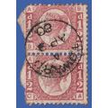 GB QV 1870 1/2d ROSE PLATE 14 BA CA SG49 GU VER...