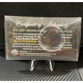 Certified Genuine Silver 1930's Black Ruthenium...