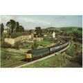 Railway Postcard BR Class 46 46051 TOTNES 1982 ...