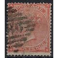 1862 SG79 4d Bright Red Good/Fine Used Check Le...