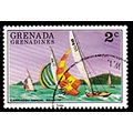 Grenada Grenadines 1976 Tourism 2c Used Stamp
