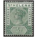 St Helena 1897 SG46 1/2d Green Wmk Crown CA Mou...