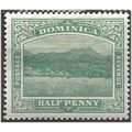 Dominica 1907 SG37 1/2d Green Wmk Crown CA Moun...