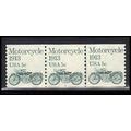 1899 5c Motorcycle Very Fine MNH Dry Gum PNC 3/...